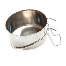 Coop Cup with Hook Holder, Stainless Steel
