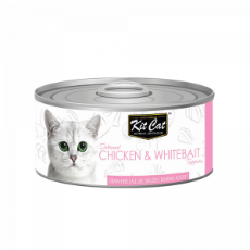 Kit Cat Chicken & Whitebait Cat Food 80g 80g