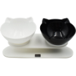 55937 - Zeez Double Elevated Cat Bowls