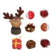 56870 - Cat Reindeer Canister 8 Pack