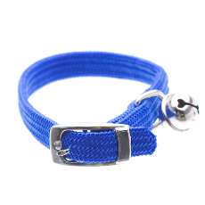 Kitten Collar Nylon Stretch Blue