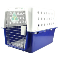 Airline Approved Pet Carrier Blue & White 53L x 37W x 37h cm