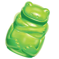 Kong Squeeze Jels Frog