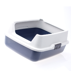 Cat Litter Tray Large With High Rim 50cm x 40cm x 23cm High