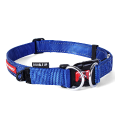 Ezydog Collar Double Up Blue