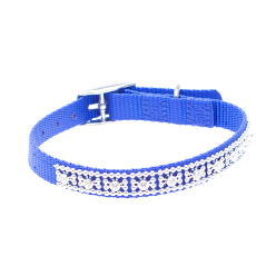 Dog Collar Jewel Blue