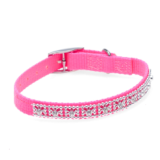 Dog Collar Jewel Pink