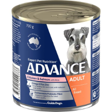 Advance Dog Chicken & Salmon with Rice 700g