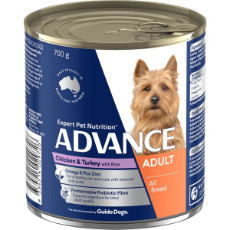 Advance Dog Chicken & Turkey with Rice 700g