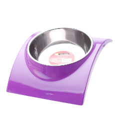 Pet Bowl Melamine Slim Style Purple