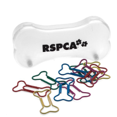 RSPCA Paper Clips In Logo Case L44 x W95 x D19mm