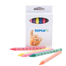 RSPCA Crayons Assorted Colours 8 Crayons