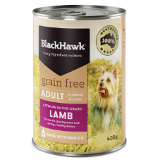 Black Hawk Dog Adult Grain Free Lamb Wet 400g 400g