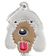 Pet ID Tag Friends Spinone Italiano Dog 2.7cm x 3.5cm