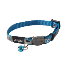 Reflecto Cat Safloc Collar Blue Cat 11mm