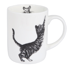 Casual Cat Mug-Scratching