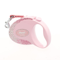 Flexi Retractable Leash With Swarovski Elements 3 metres-Holds a max of 12 kg