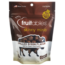 Dog Treats Fruitables Skinny Grilled Bison Flavour 141.7g