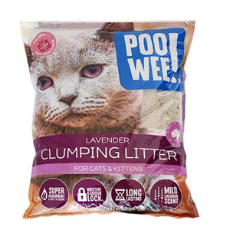 PooWee Clumping Cat Litter Lavendar 15kg