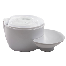 Pet One Deluxe Drinking Fountain With Pump - White