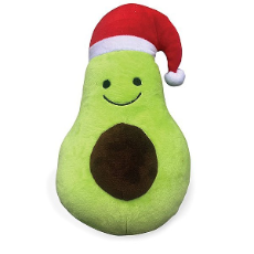 Christmas Plush Avocado Dog Toy Medium