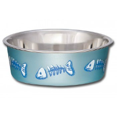 Bella Cat Bowl Blue Fish 284ml