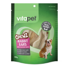 VitaPet Chew Rabbit Ears 220g