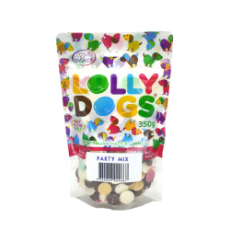 Lolly Dogs Party Mix Drops 350g 350g