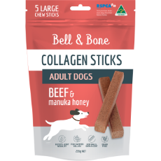 Bell & Bone Collagen Sticks Adult - Beef 235g