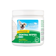 Tropiclean Dental Wipes Mint For Dogs - One Size 50 pack