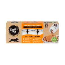 Earthz Pet Doggy Gravy Large Dog- Chicken 5 Pack