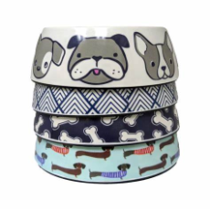 Simply Dog Melamine Bowl Assorted Designs