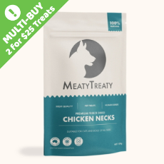 Meaty Treaty Freeze Dried Chicken Neck 100g