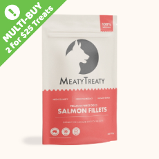 Meaty Treaty Freeze Dried Salmon Fillet 80g