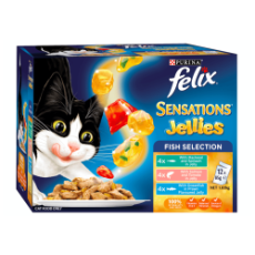 Felix Cat Food Sensations Fish Selections x12 12 x 85g