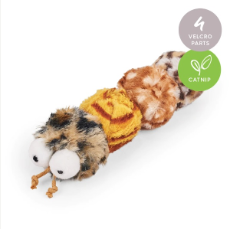 Kazoo Velco Worm Cat Toy 17x4x4cm