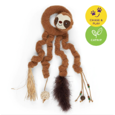 Long Legged Sloth Cat Toy Kazoo 40x16x7cm