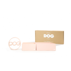 DOG Cnr Bowl Set Blush