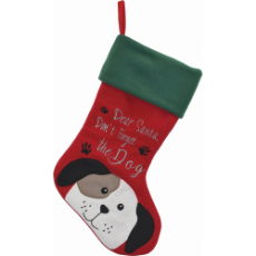 Dog Christmas Stocking 45cm