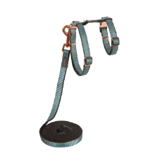 Rogz Urbancat Harness & Lead Set Turquoise Moon SML