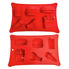 Fast Food Silicone Mould Red