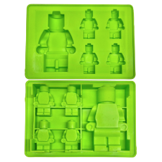 Lego Men Silicone Mould Green / Lime