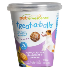 Petervescence Treat-A-Balls Peanut Butter Blueberry & Banana