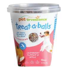 Petervescence Treat-A-Balls Cranberry Pumpkin & Apple