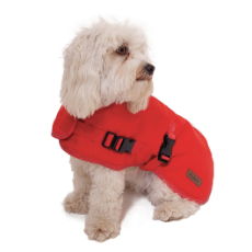 Kazoo Adventure Coat W/Harness Hatch Red