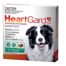 Heartgard Plus Chewables, Dogs 12 - 22 kg