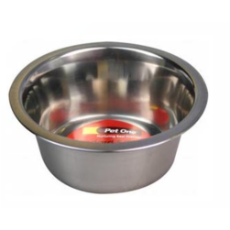Pet One Dog Bowl Standard S/Steel 350ml