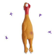 Latex Dog Toy Chicken Design 40cm