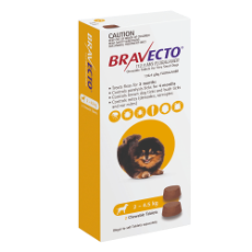 Bravecto Chews for Dogs Yellow 2-4.5kg  2pack