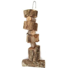 Bush Tucka Bird Toy Natural Wood